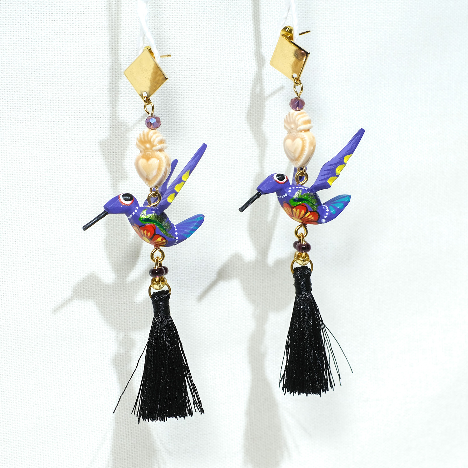 神獸手工木刻耳環｜Durango 31｜墨西哥