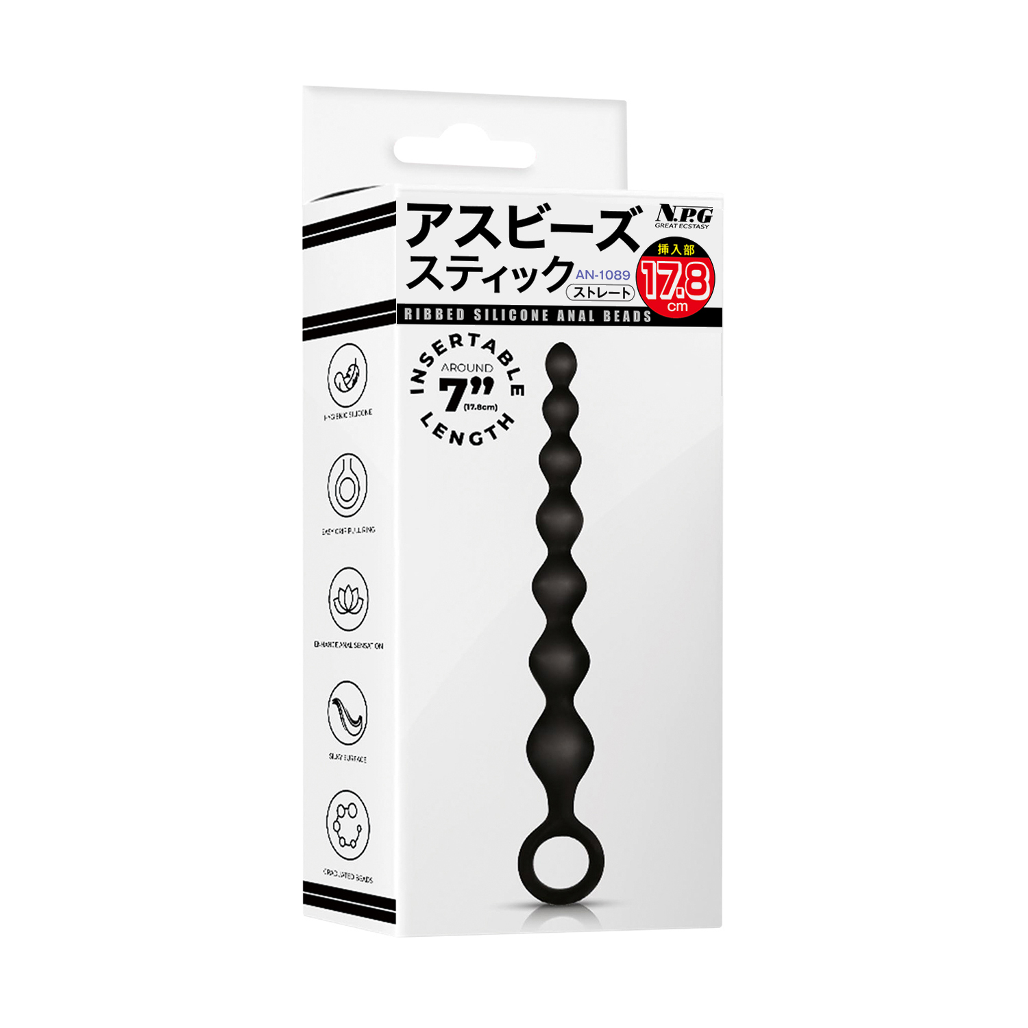 日本NPG 後庭拉珠 17.8cm