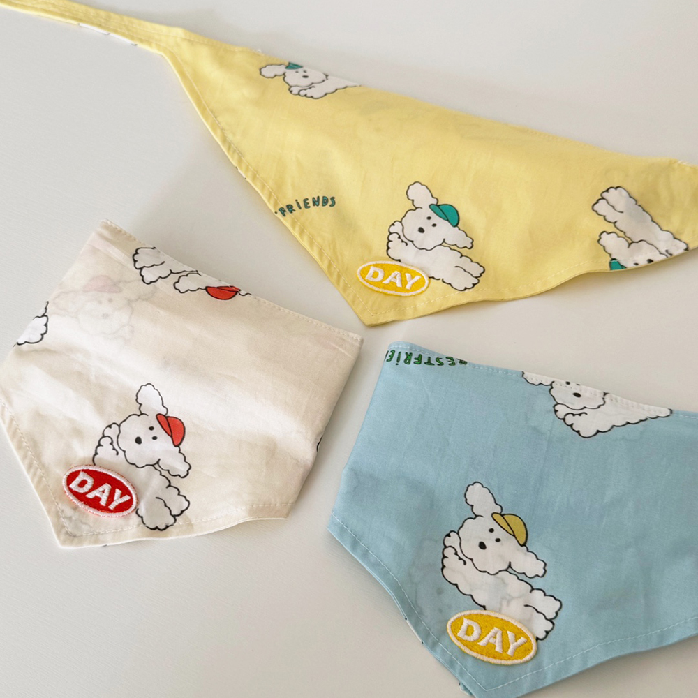 【預購】cuddly day｜ 飛天dogggg 涼感三角巾
