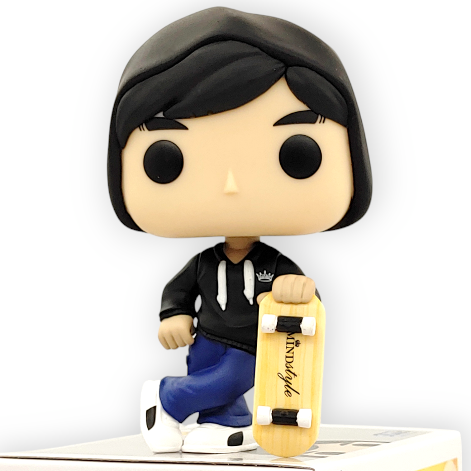 FUNKO POP<周杰倫>周杰倫黑色衛衣滑板(滑板造形)-No.175