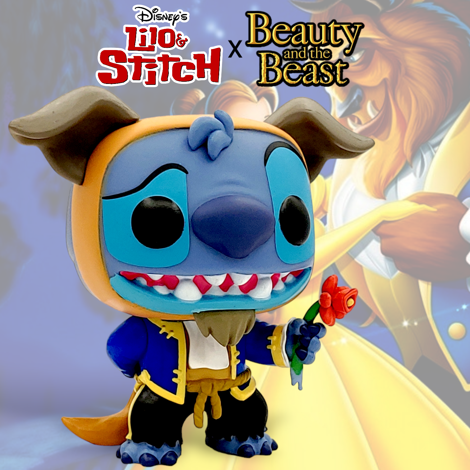 FUNKO POP<扮嘢小魔星Cosplay系列>史迪仔_扮野獸-No.1459