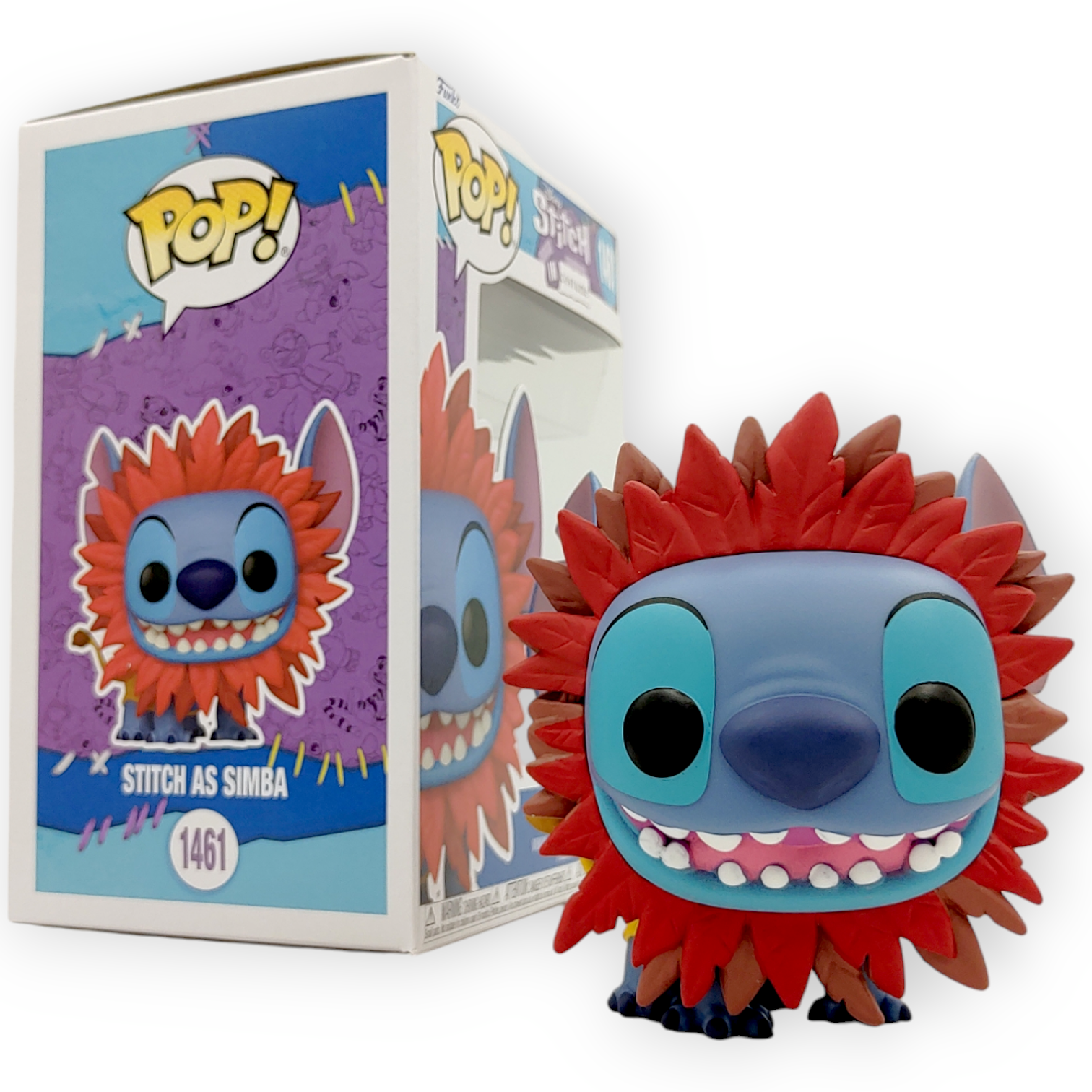 FUNKO POP<扮嘢小魔星Cosplay系列>史迪仔_扮獅子王森巴-No.1461