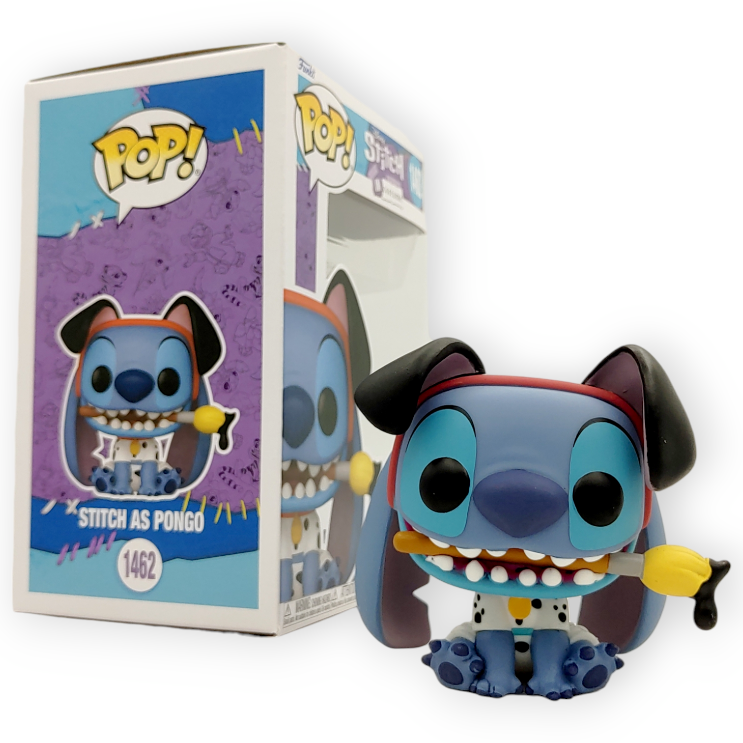 FUNKO POP<扮嘢小魔星Cosplay系列>史迪仔_扮斑點狗彭哥-No.1462