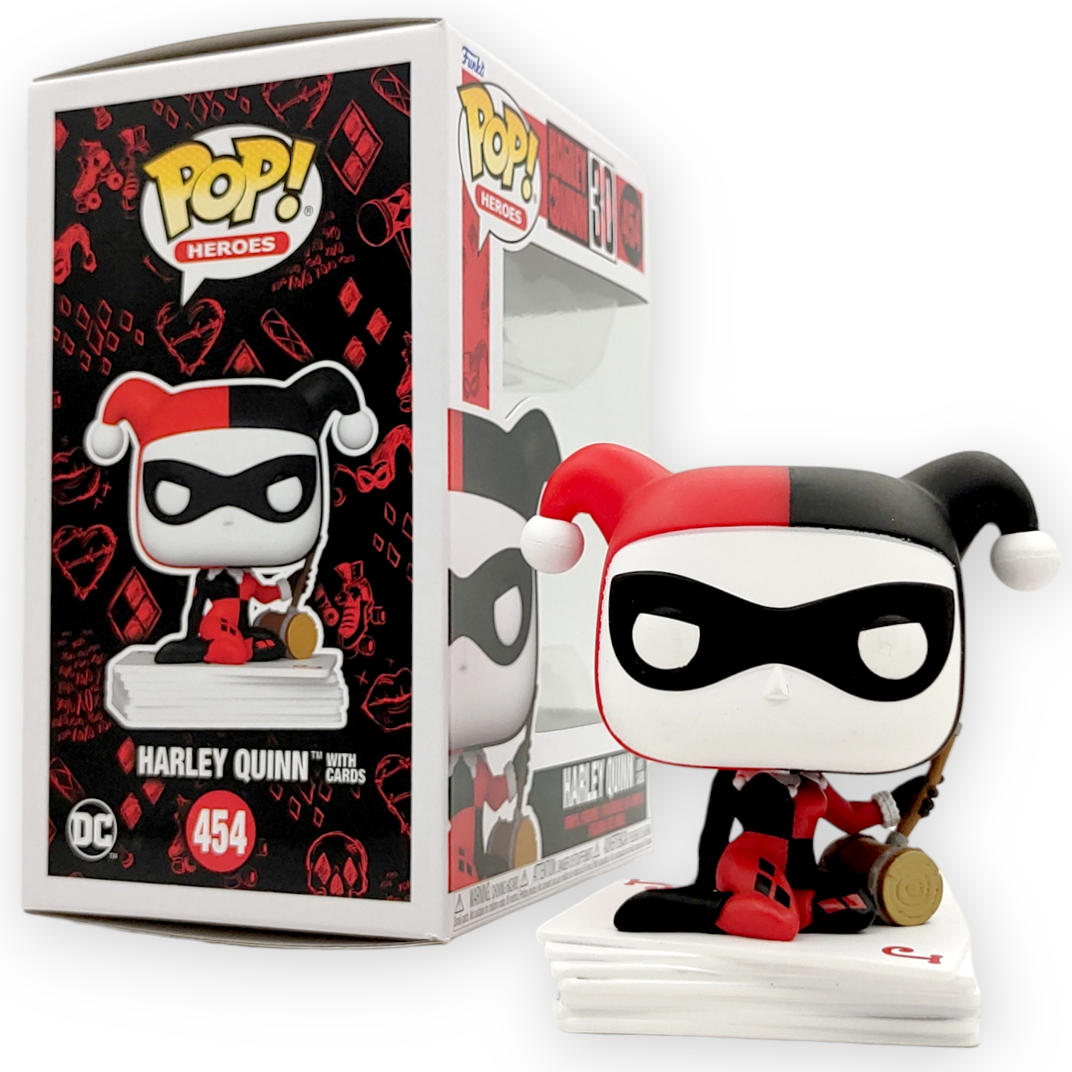 FUNKO POP<蝙蝠俠>小丑女(坐啤牌)-No.454