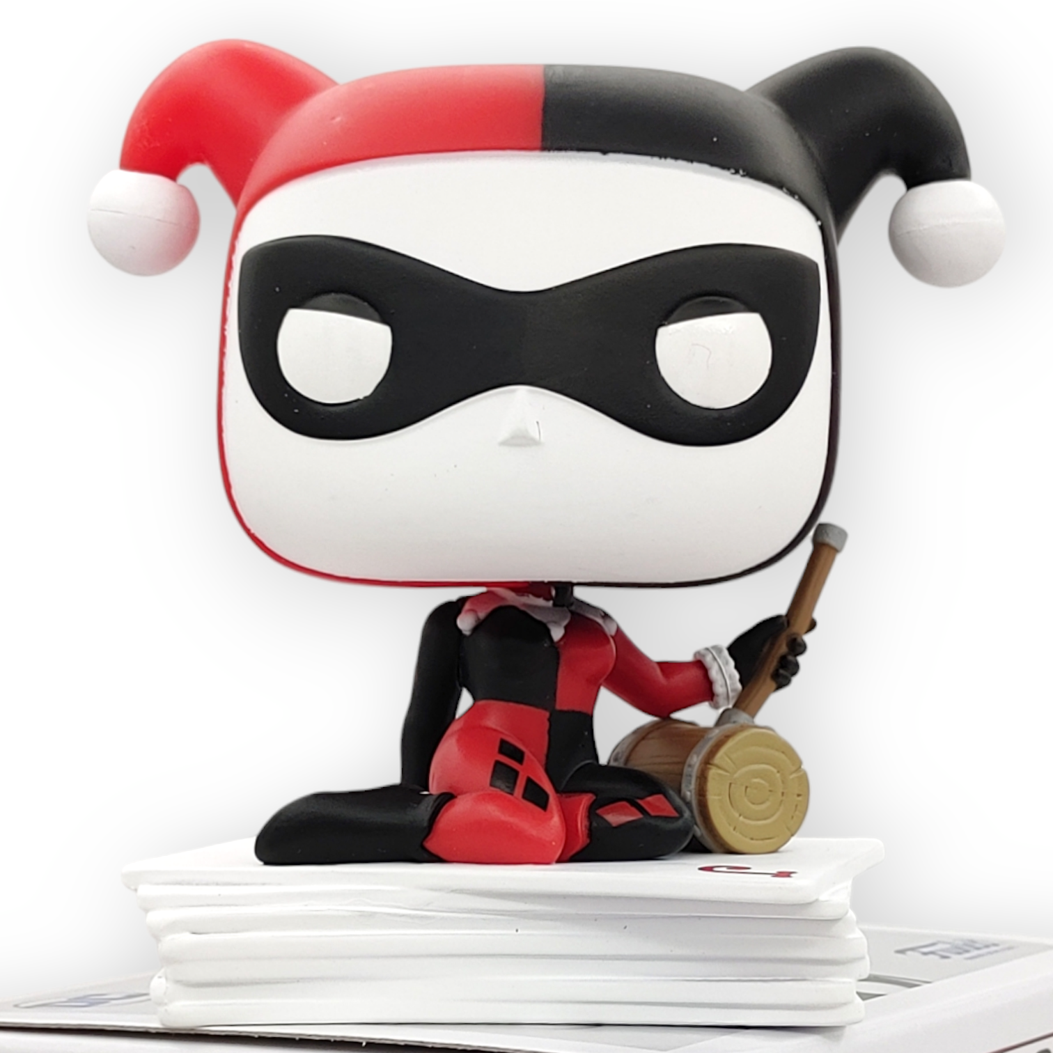 FUNKO POP<蝙蝠俠>小丑女(坐啤牌)-No.454