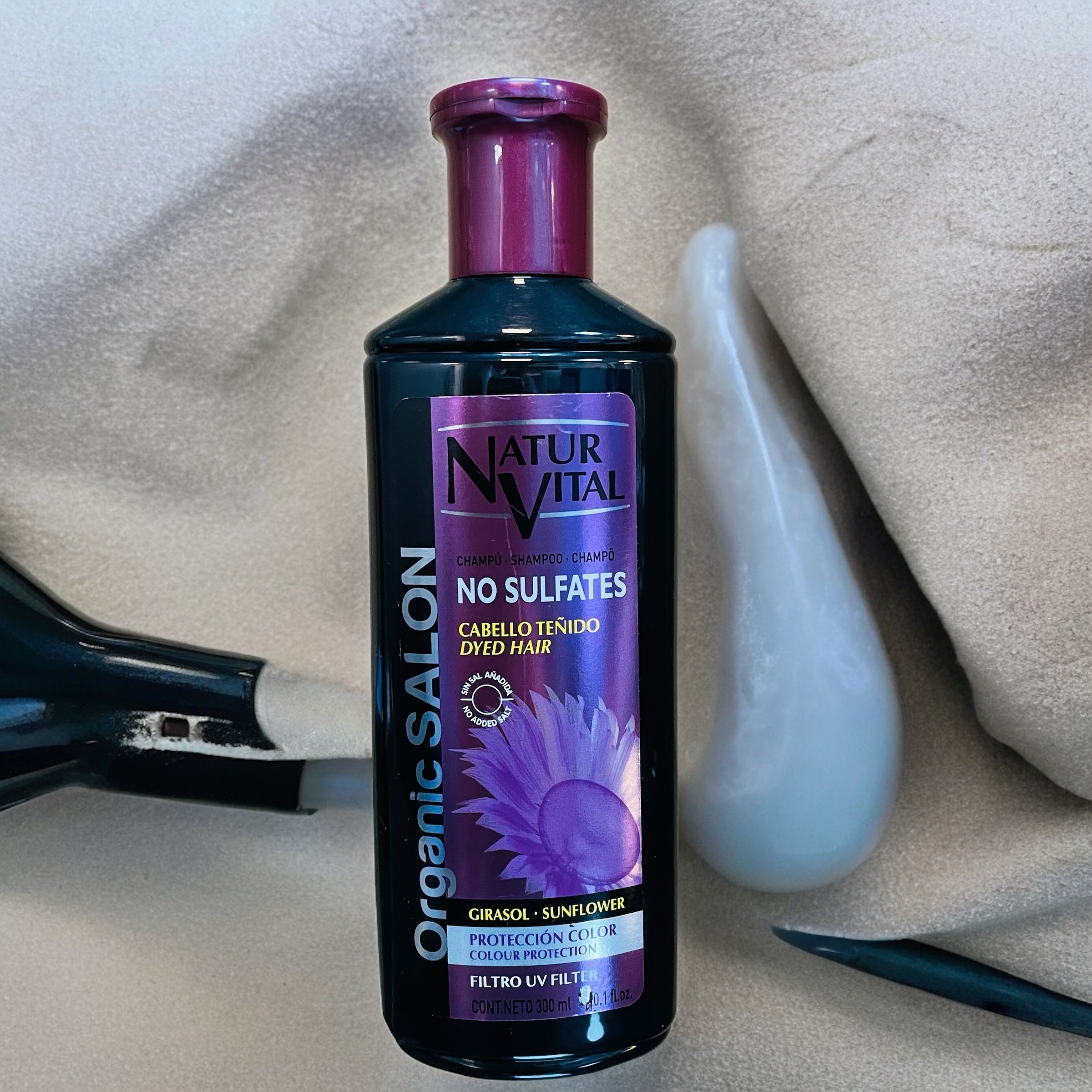 NATURVITAL無硫酸鎖色護洗髮水300ml （染髮專用）