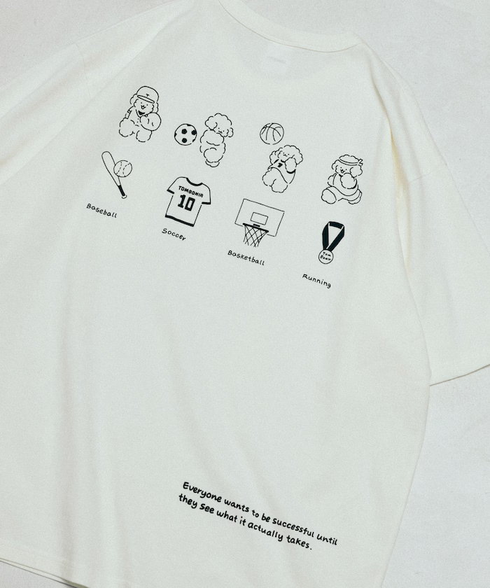 日本 Tombonia 運動比賽圖騰短TEE