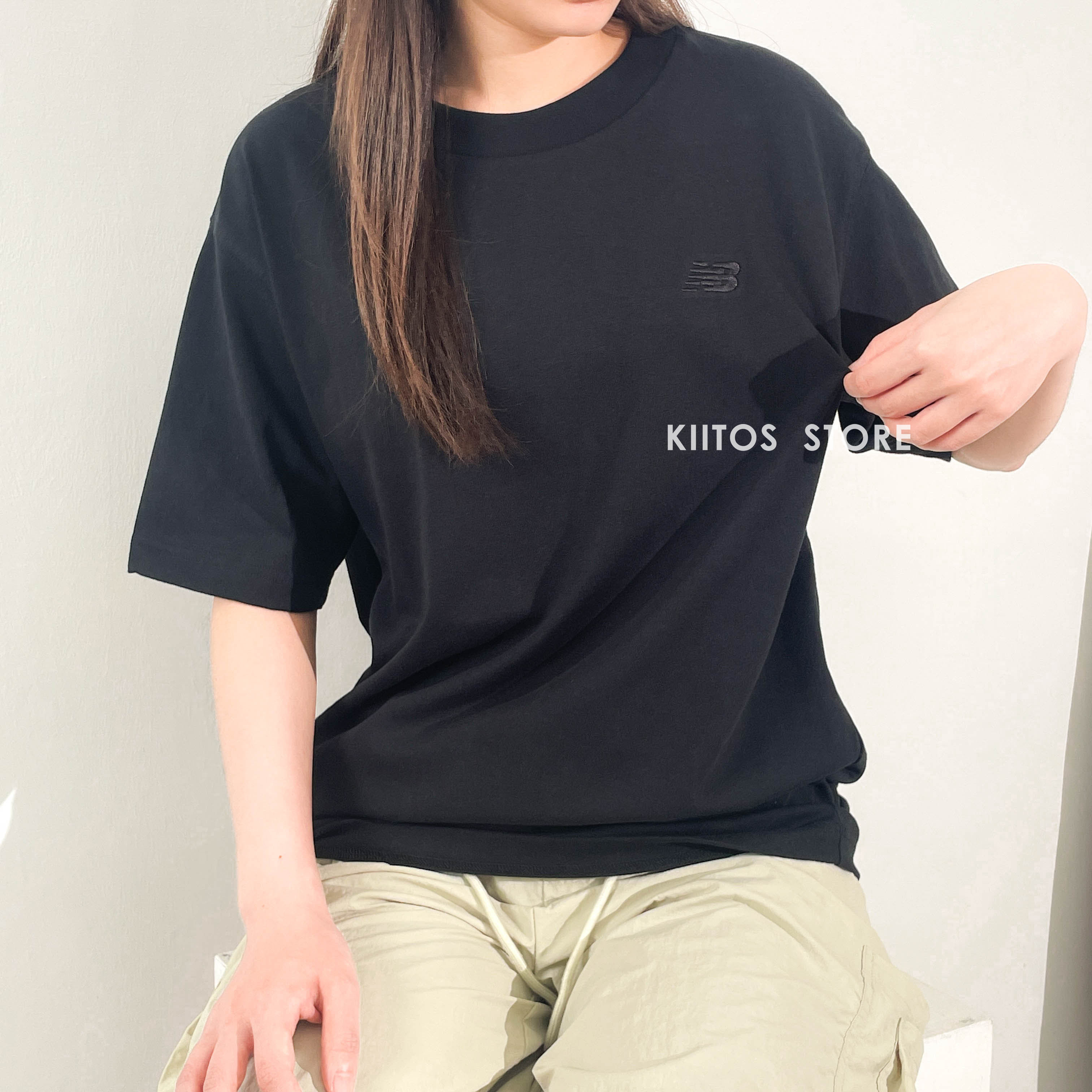 New Balance Athletics Cotton 厚磅刺繡 NB Logo 短袖 T-Shirt MT41533