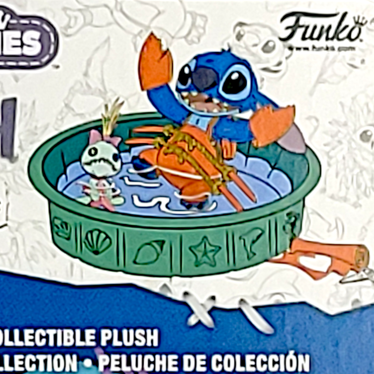 FUNKO POP<扮嘢小魔星Cosplay系列>7吋史迪仔_扮小魚仙沙巴信毛公仔