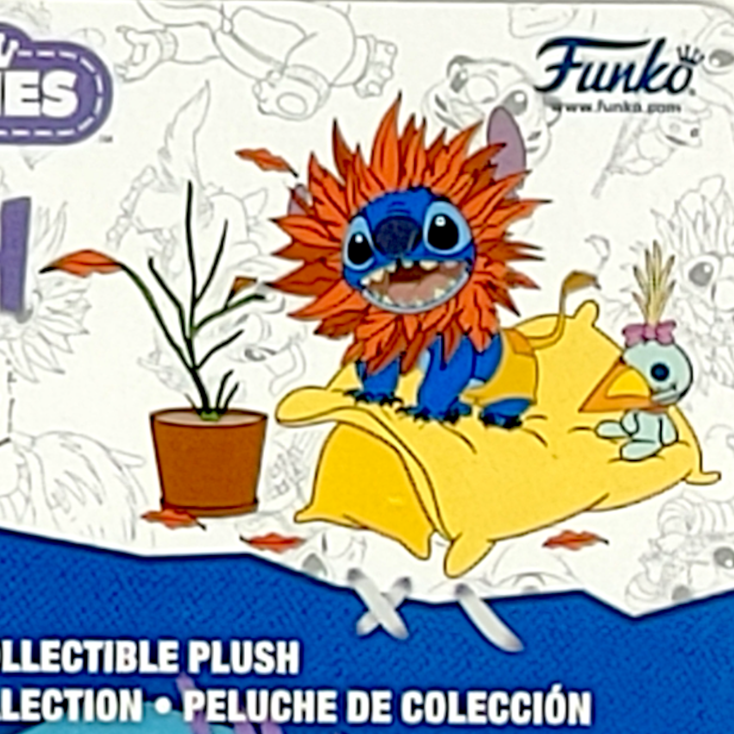 FUNKO POP<扮嘢小魔星Cosplay系列>7吋史迪仔_扮獅子王森巴毛公仔