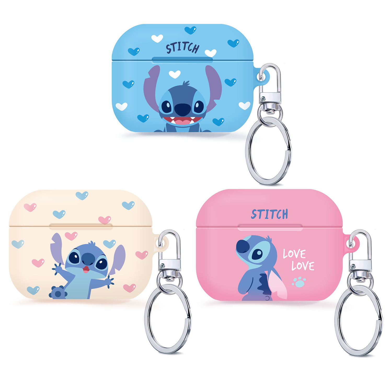 Disney - Hard - Airpods Pro 2 Case - 史迪仔 貼身耳機保護硬套 BB