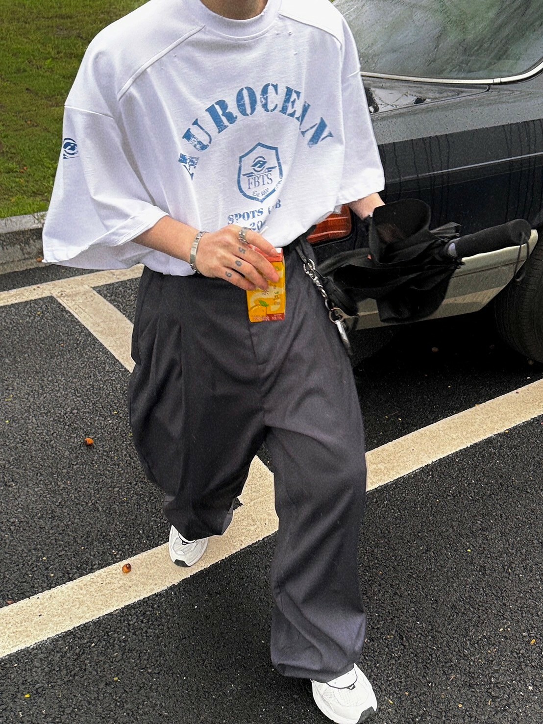 Aurocean 破壞油墨印花T恤