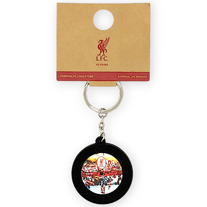 利物浦黑膠唱片形鎖匙扣