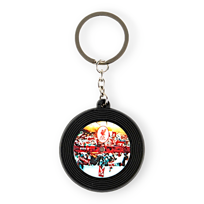 利物浦黑膠唱片形鎖匙扣