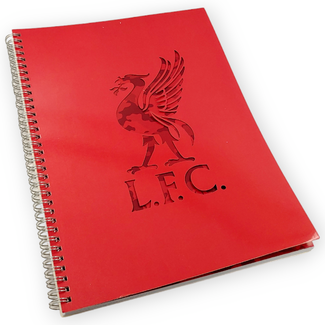 利物浦紅色迷彩A4筆記簿
