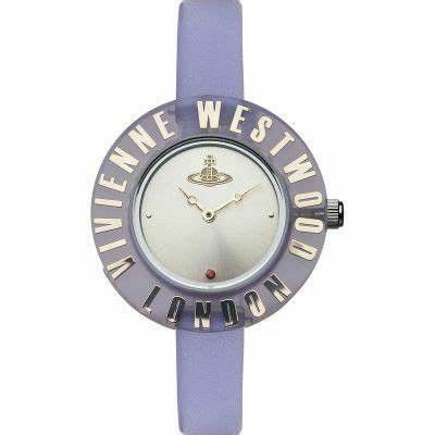 VV032PP Vivienne Westwood 女裝 紫色 真皮錶帶 手錶 (香港行貨)