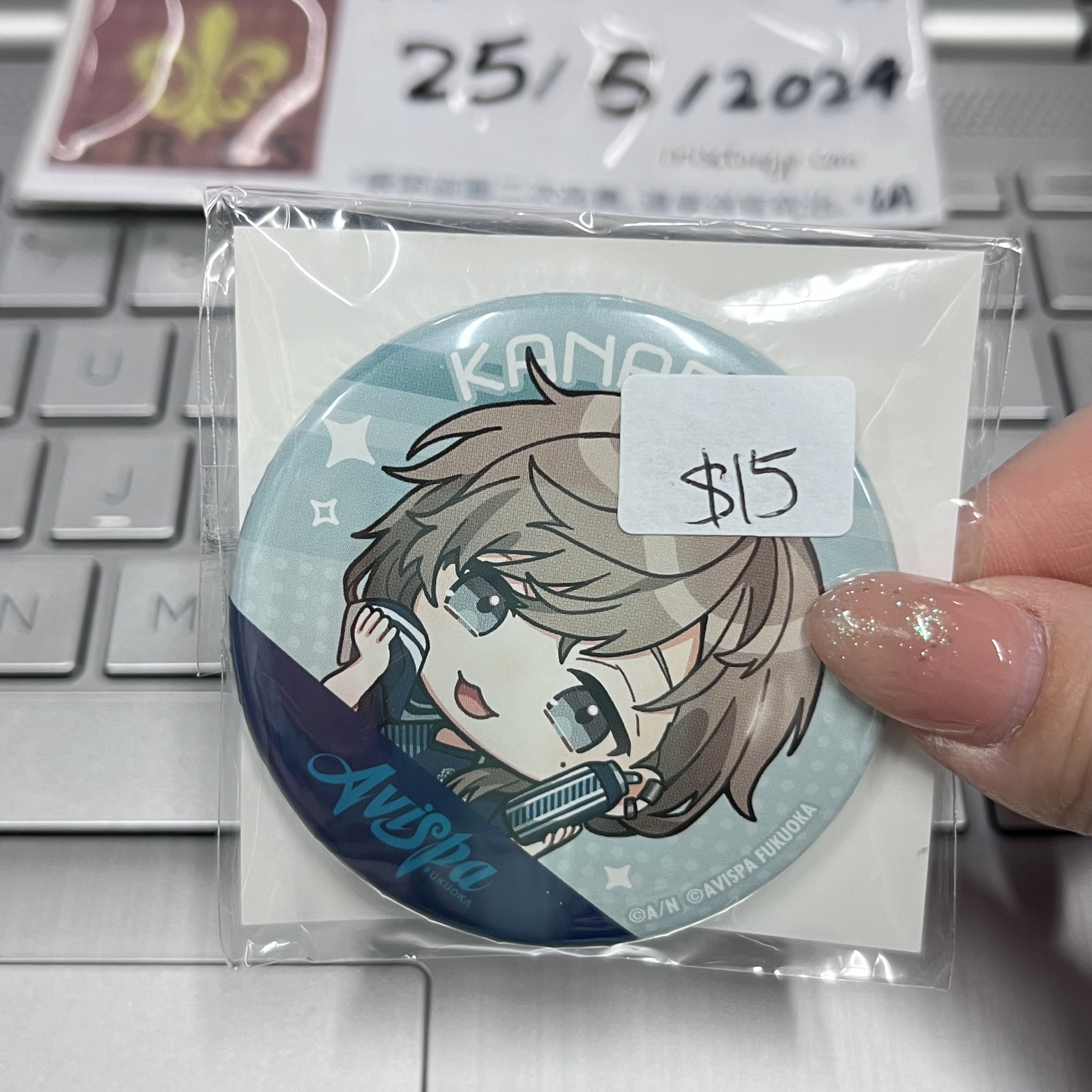 彩虹社 叶 襟章 cr