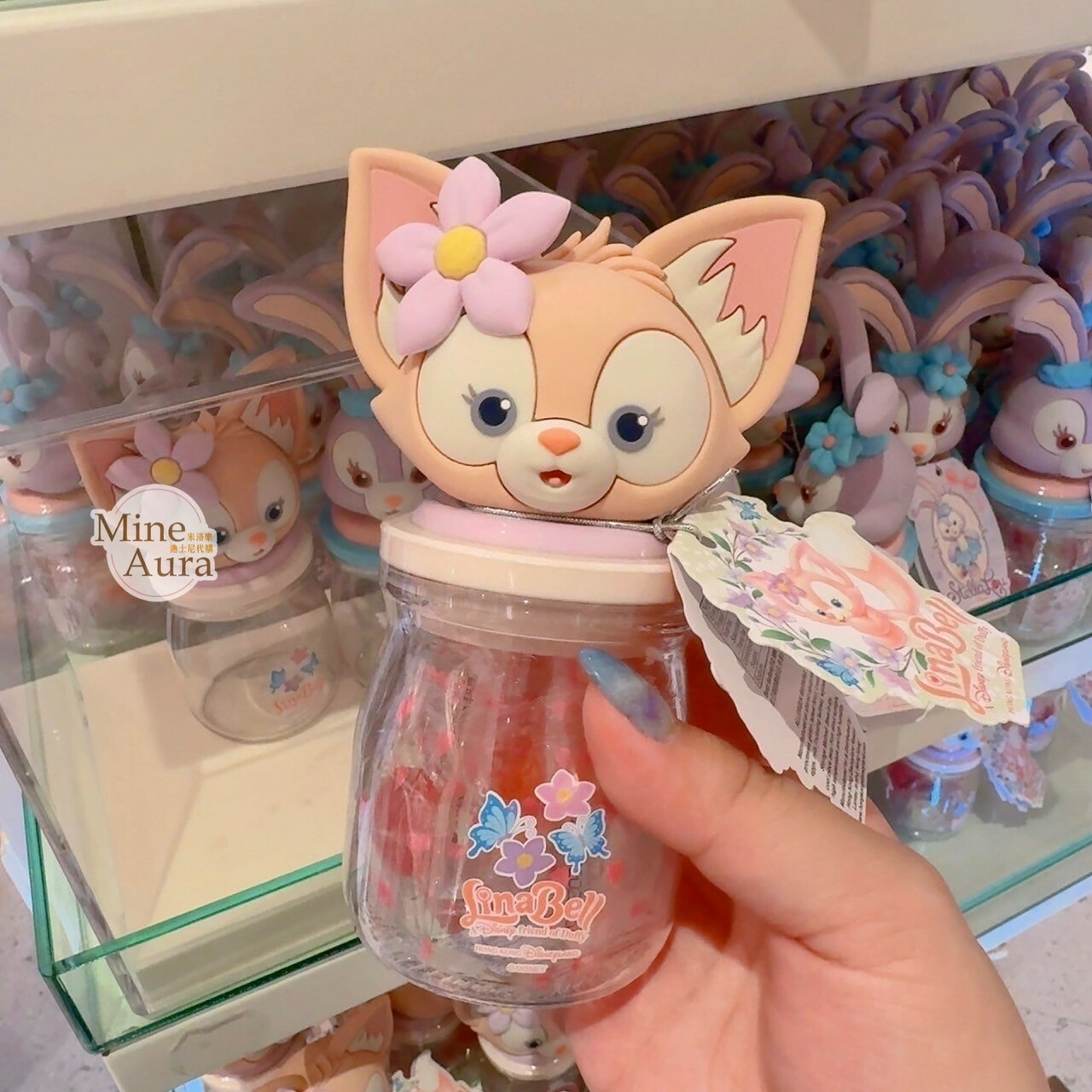 玲娜貝兒 Lina bell 大頭造型 糖果罐 -香港迪士尼樂園