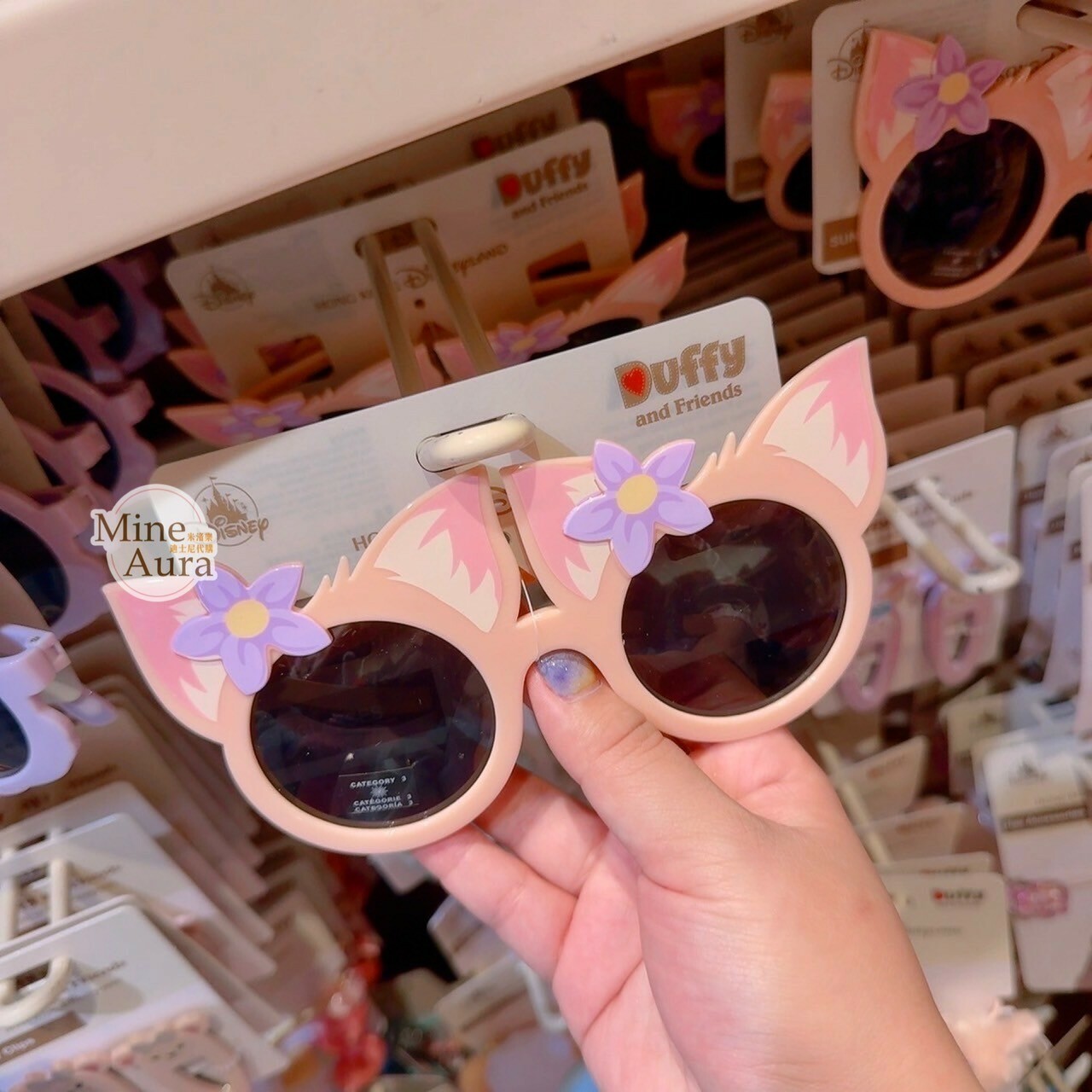 玲娜貝兒 Lina bell 造型太陽眼鏡 墨鏡 -香港迪士尼樂園
