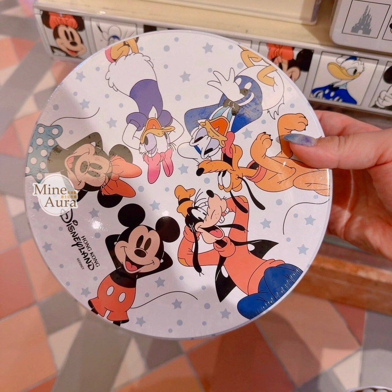 米奇 Mickey 好友集合 大頭造型 曲奇餅乾 鐵盒 禮盒 -香港迪士尼樂園