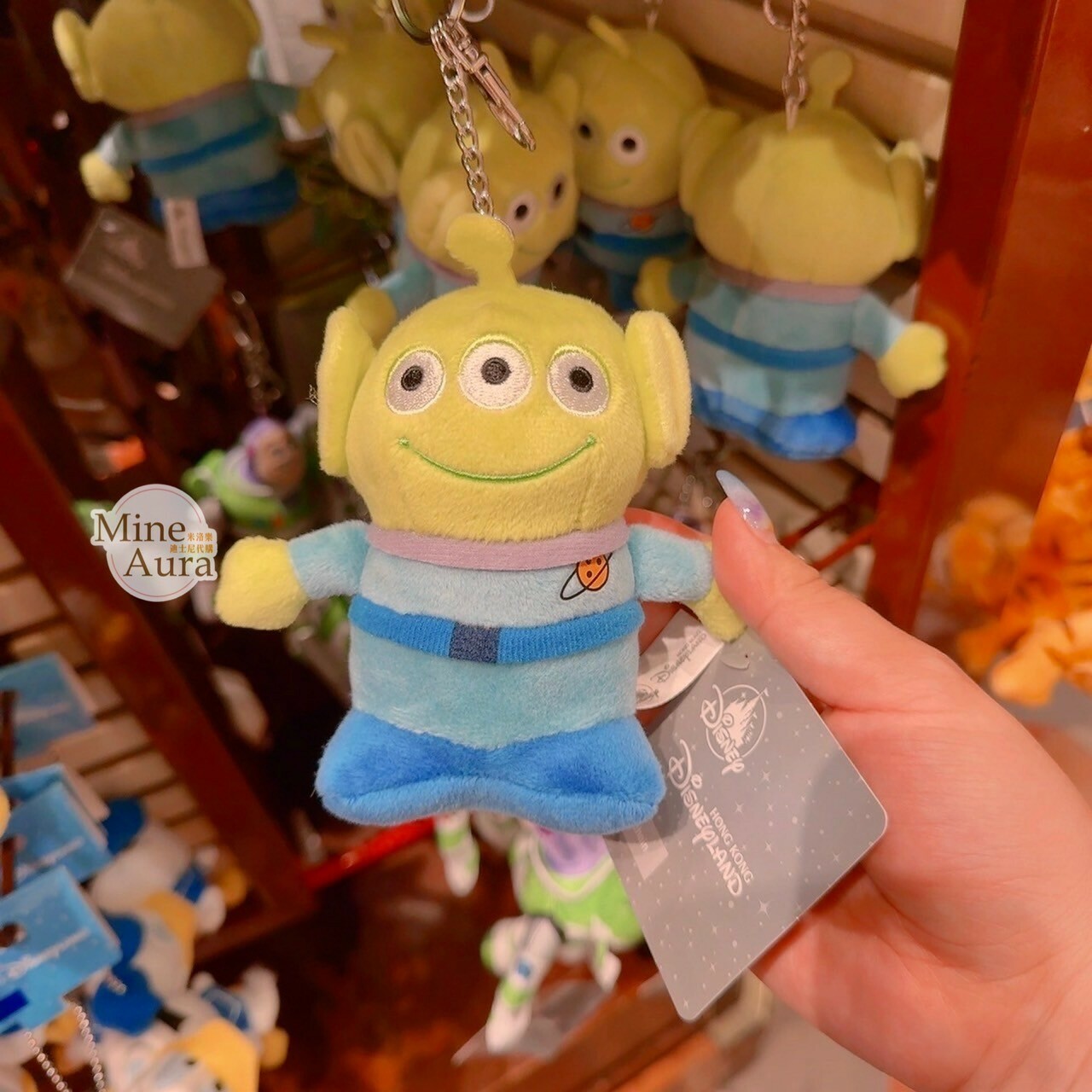 三眼怪 Alien 絨毛 鑰匙圈 吊飾 玩具總動員 Toy Story -香港迪士尼樂園