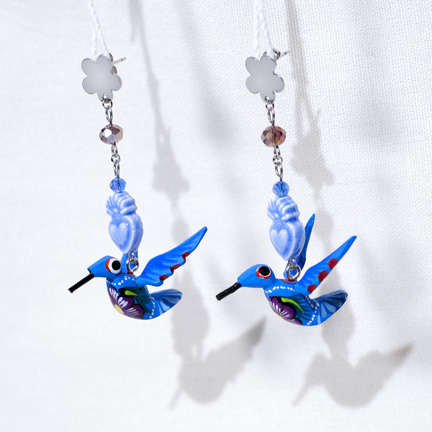 神獸手工木刻耳環｜Sonora 36｜墨西哥