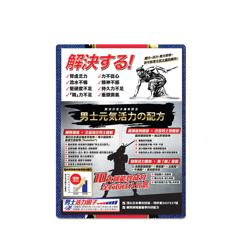 Return 回本 男士元氣活力配方 120粒