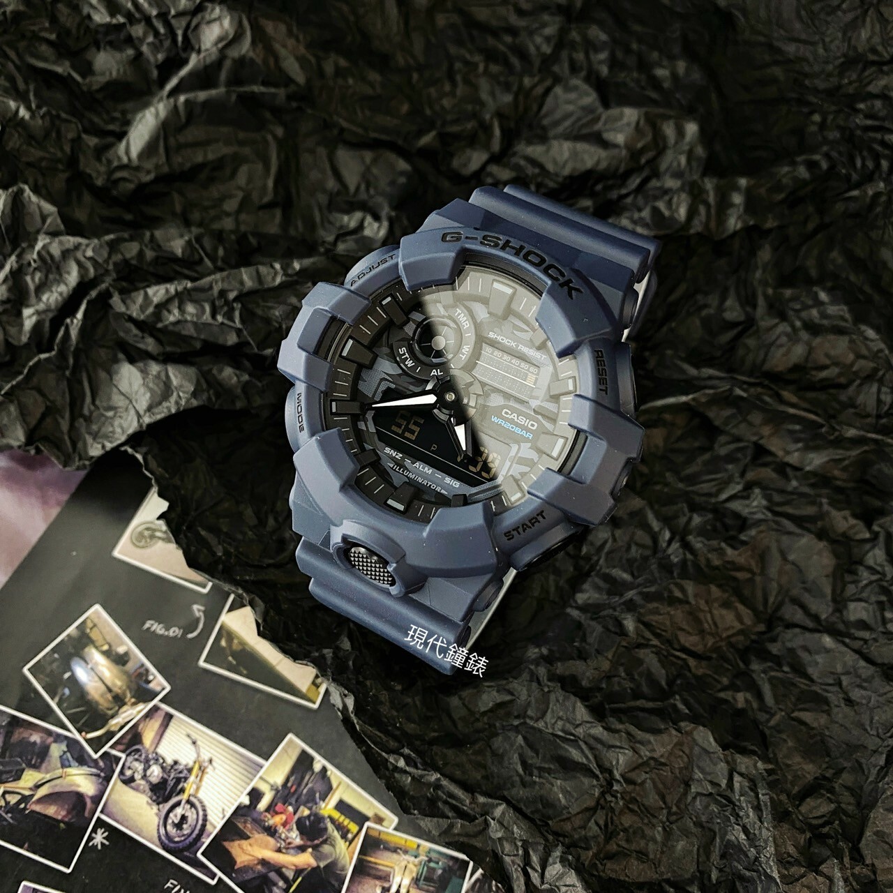 【G-SHOCK】城市迷彩雙顯運動錶GA-700CA-2A  53.4mm 現代鐘錶