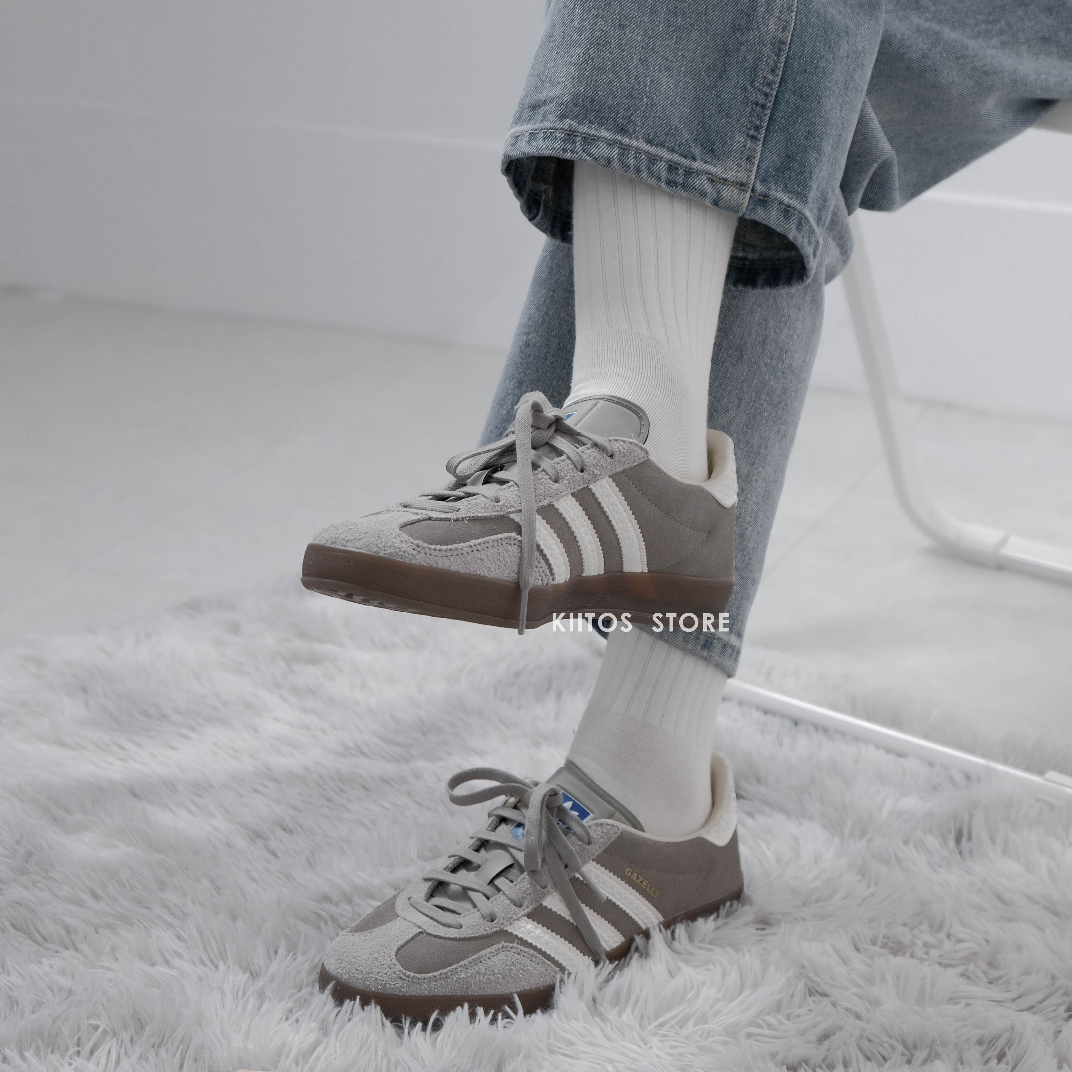 Adidas Originals Gazelle 格雷系 麂皮 復古鞋 IF1807