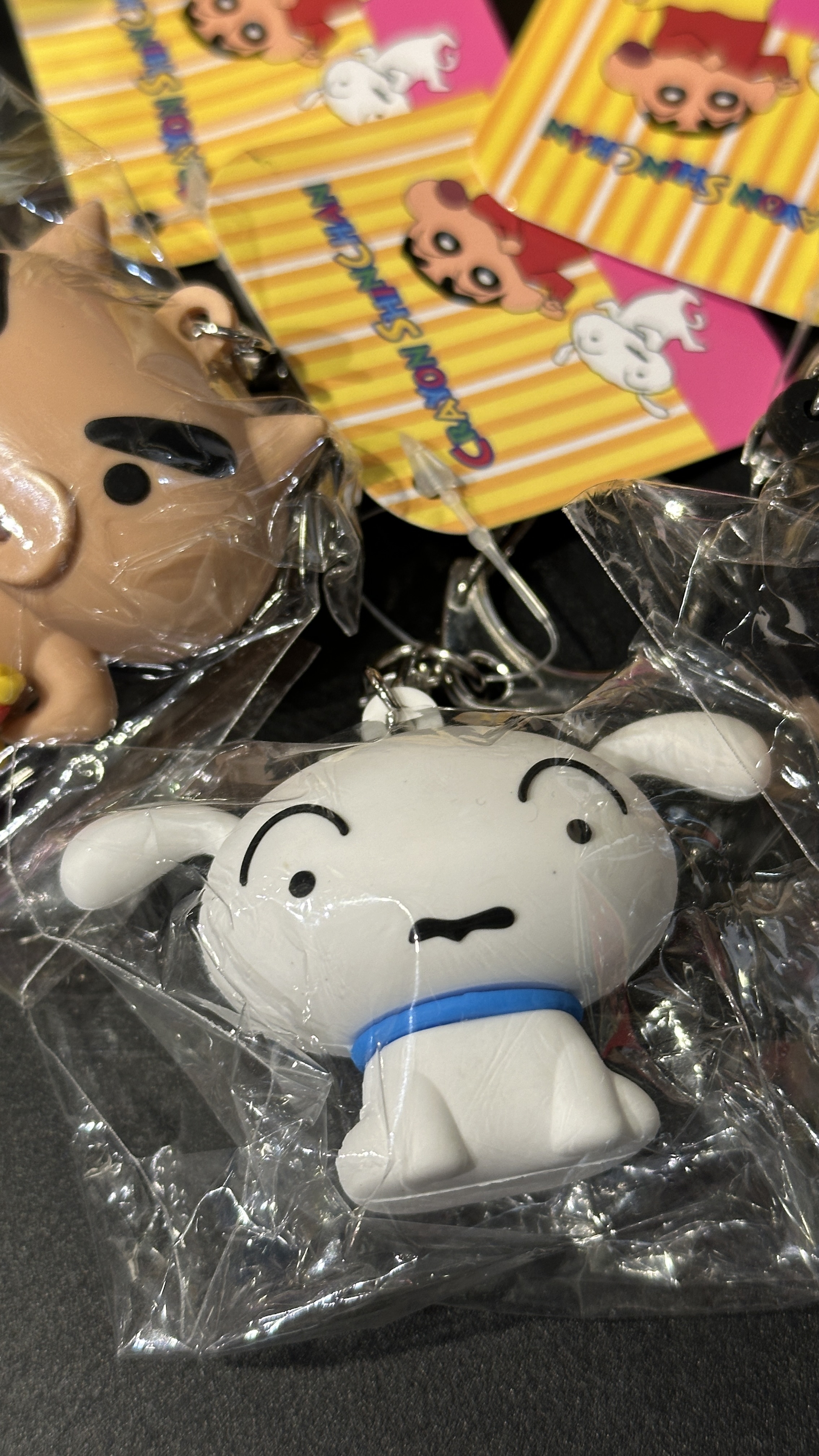 【現貨】蠟筆小新 立體糖膠 鑰匙圈