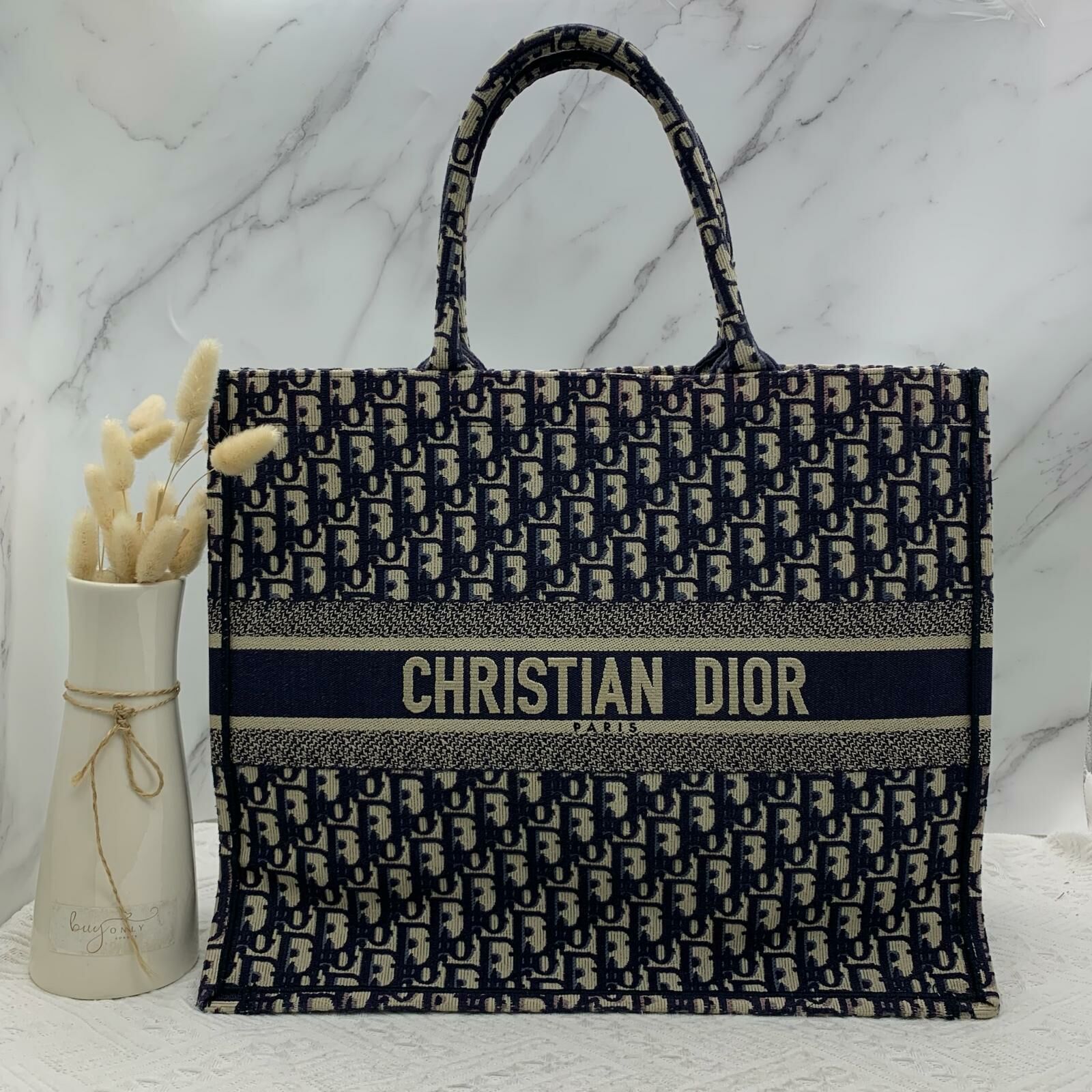 Dior large book tote