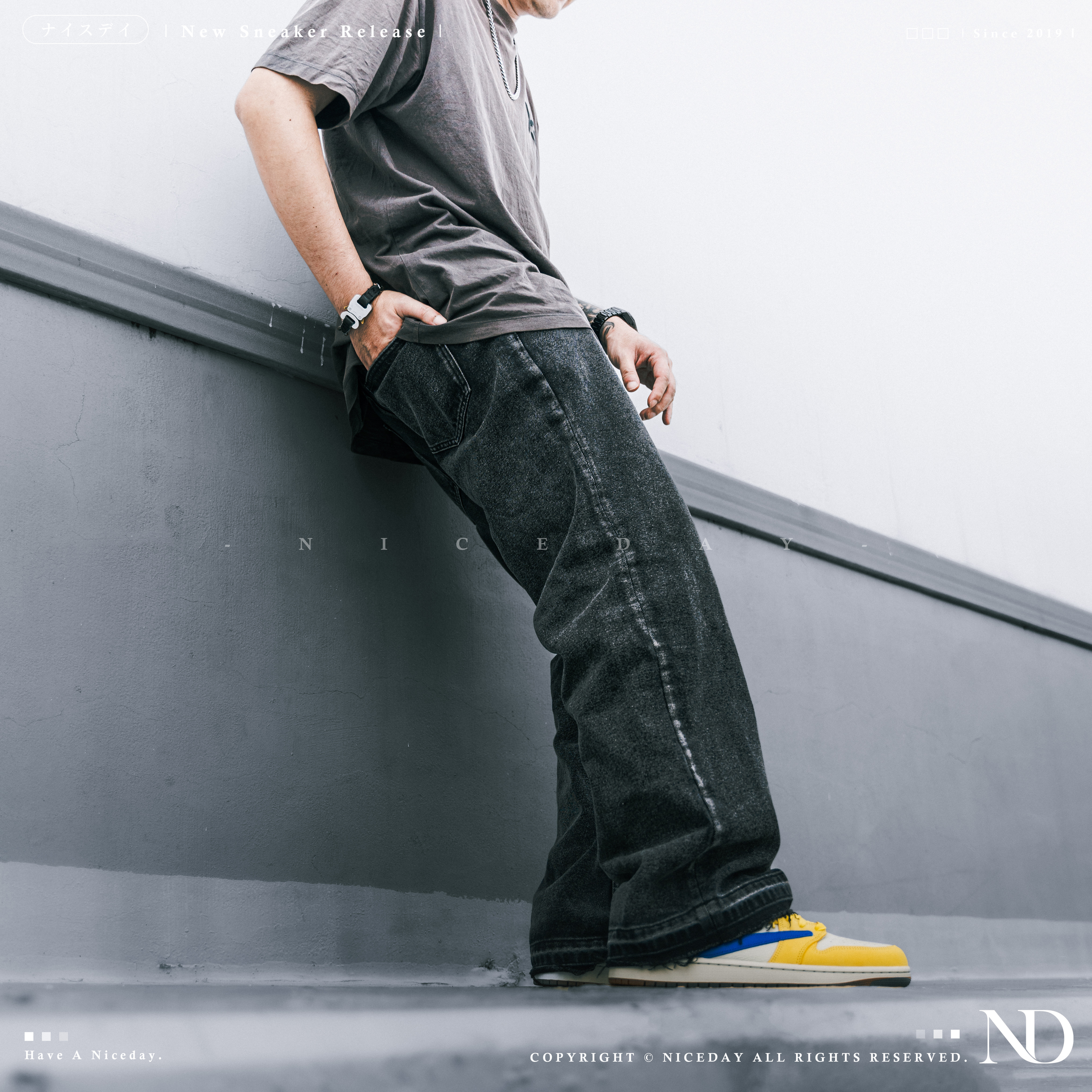 NICEDAY 部分現貨/代購 Travis Scott x Air Jordan 1 Low OG “Canary” 藍黃 藍倒鉤 男女尺寸  DZ4137-700