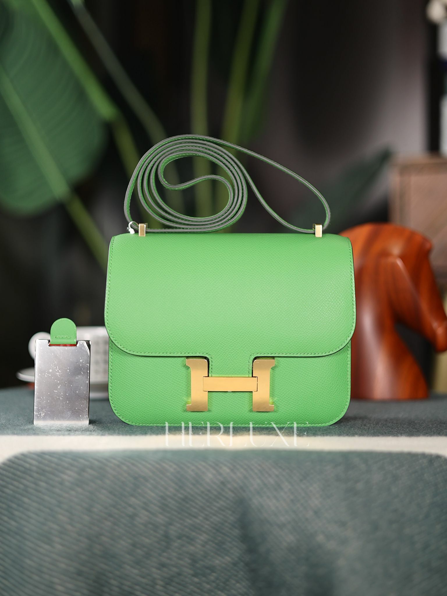 Constamce mini mirror A8 vert yucca cc epsom B