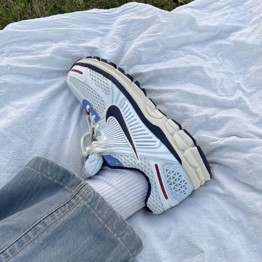 Nike Zoom Vomero 5 Blue Tint 藍莓優格 藍黑 奶油底 Y2K 復古 運動休閒鞋