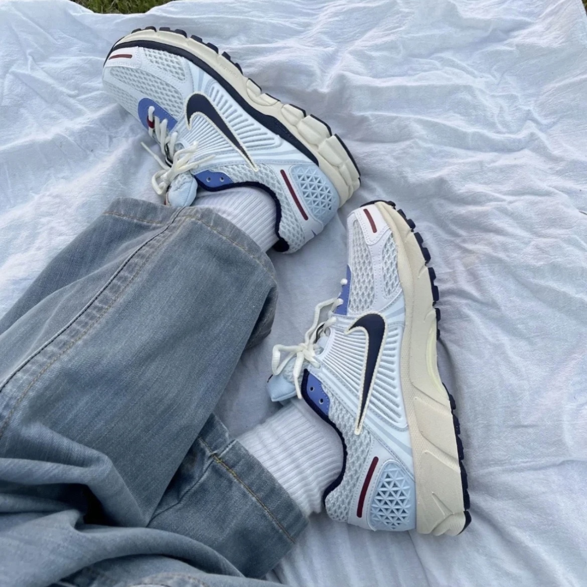 Nike Zoom Vomero 5 Blue Tint 藍莓優格 藍黑 奶油底 Y2K 復古 運動休閒鞋