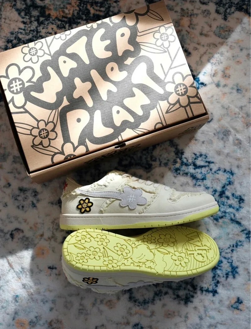 Water The Plant  WTP Cream White  清檸 小花鞋 WTPS112793022