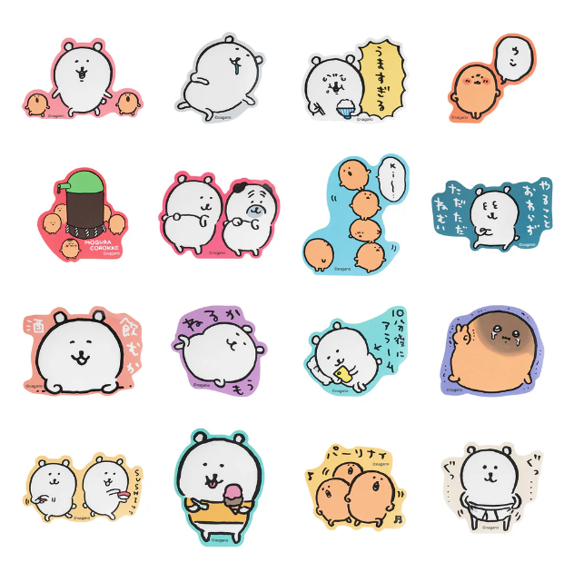 預訂｜白熊 & 可樂餅 隨機貼紙 Collection 全16種