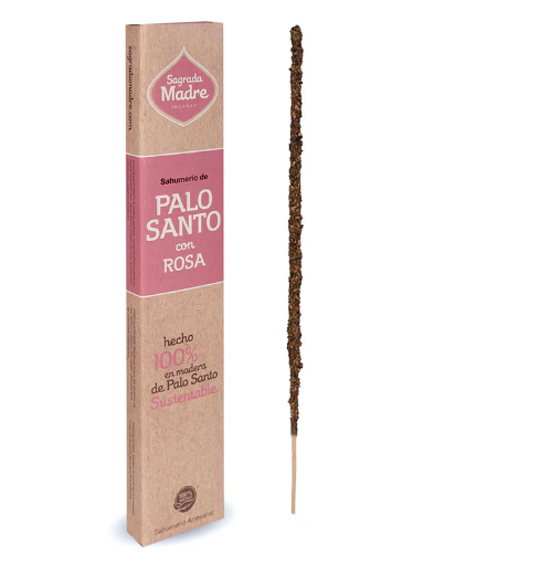Sagrada Madre 手工製秘魯聖木線香 玫瑰   放鬆＆平靜身心