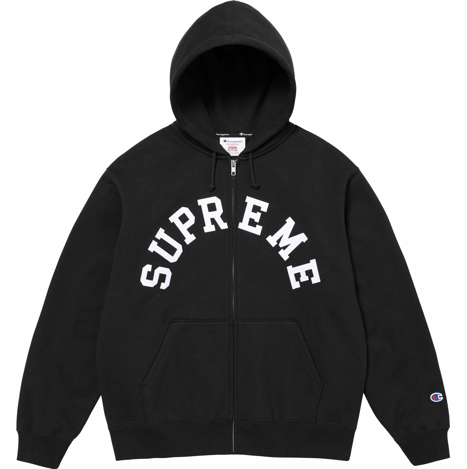 SUPREME CHAMPION SS24 ZIP UP HOODED SWEATSHIRT