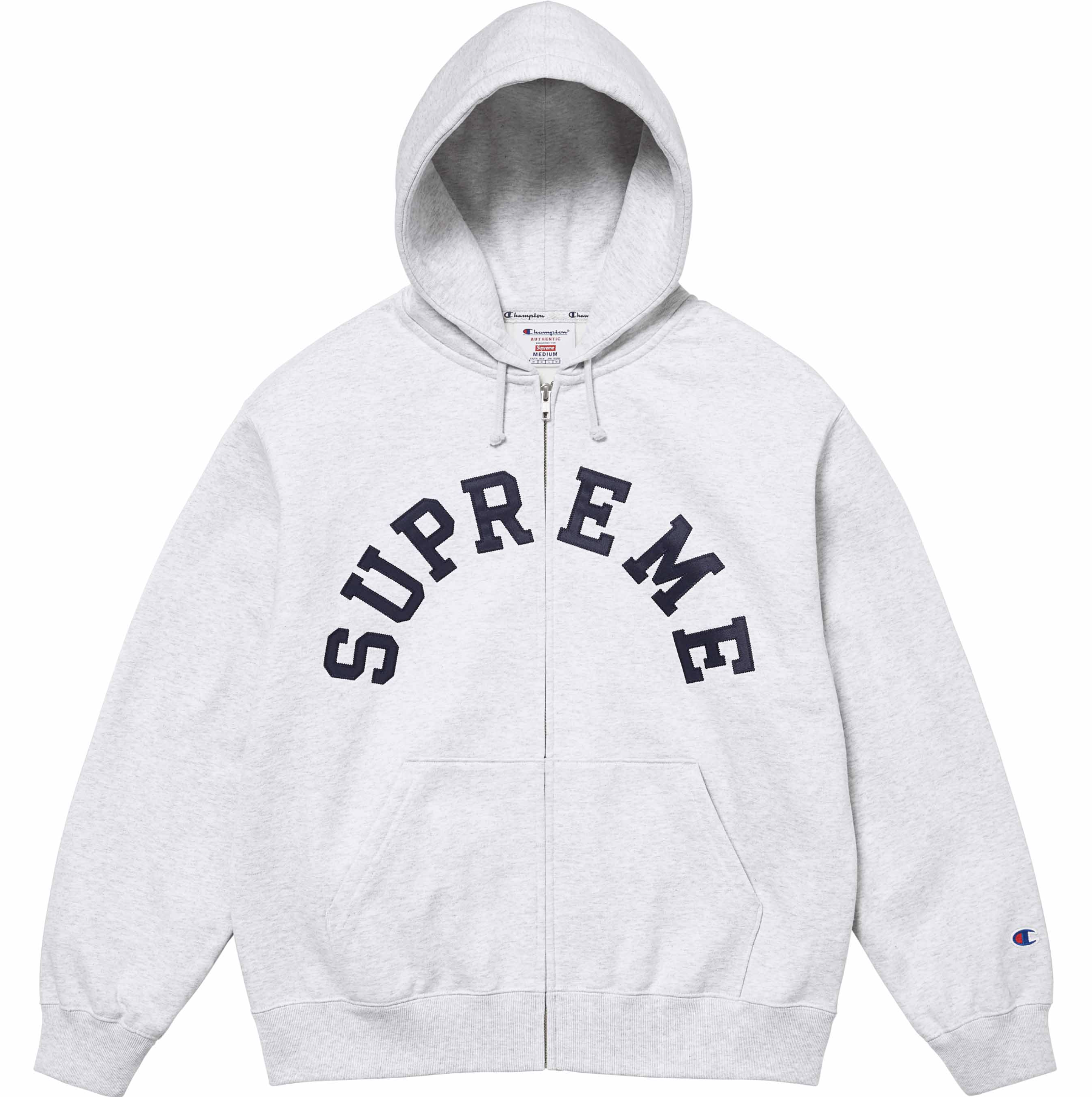 SUPREME CHAMPION SS24 ZIP UP HOODED SWEATSHIRT