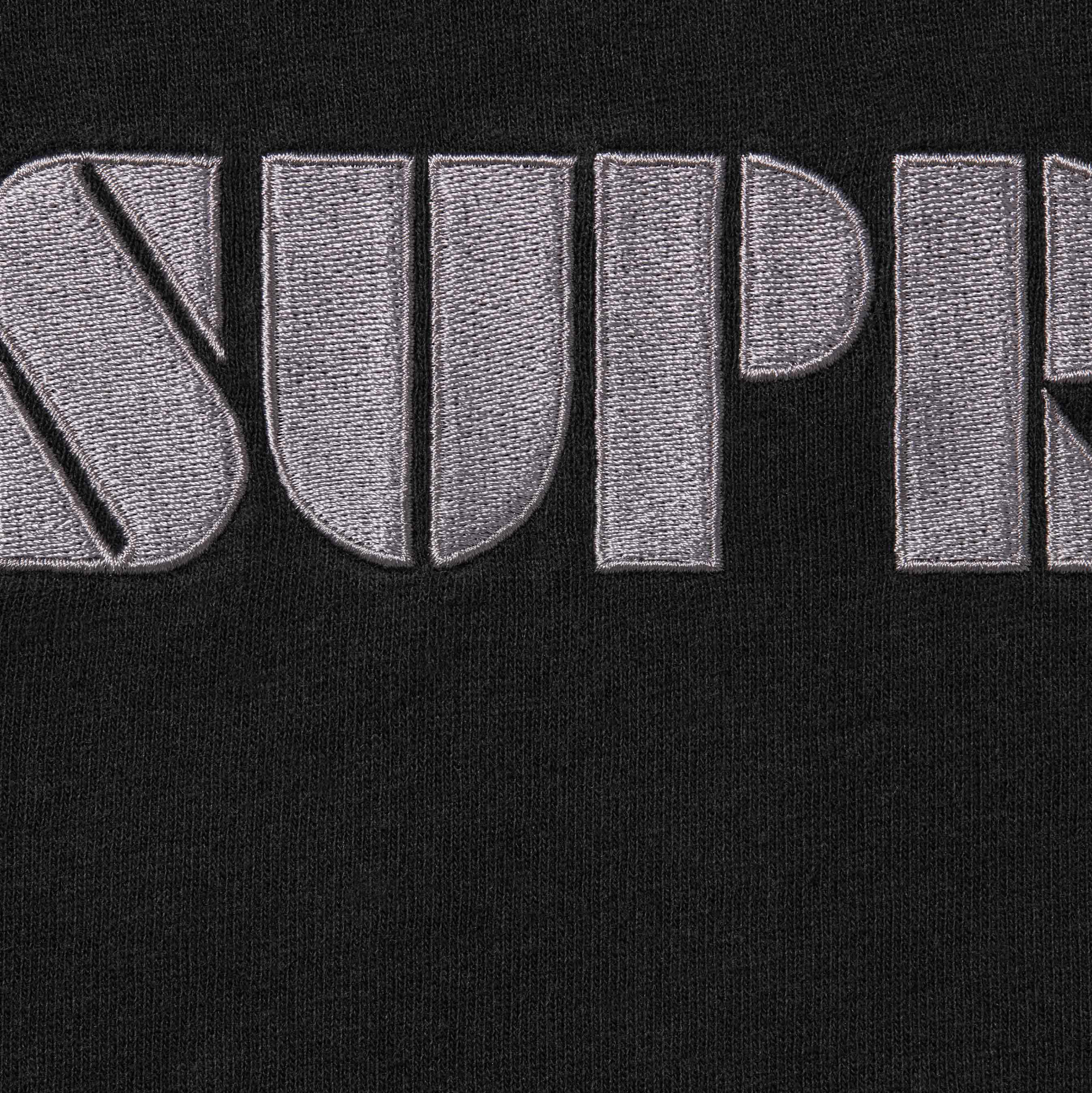 SUPREME SS24 STENCIL EMBROIDERED S/S TOP
