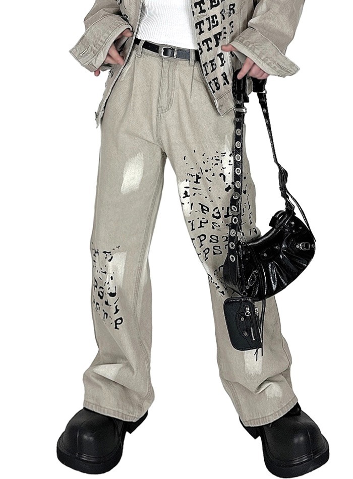 Ilure復古牛仔褲