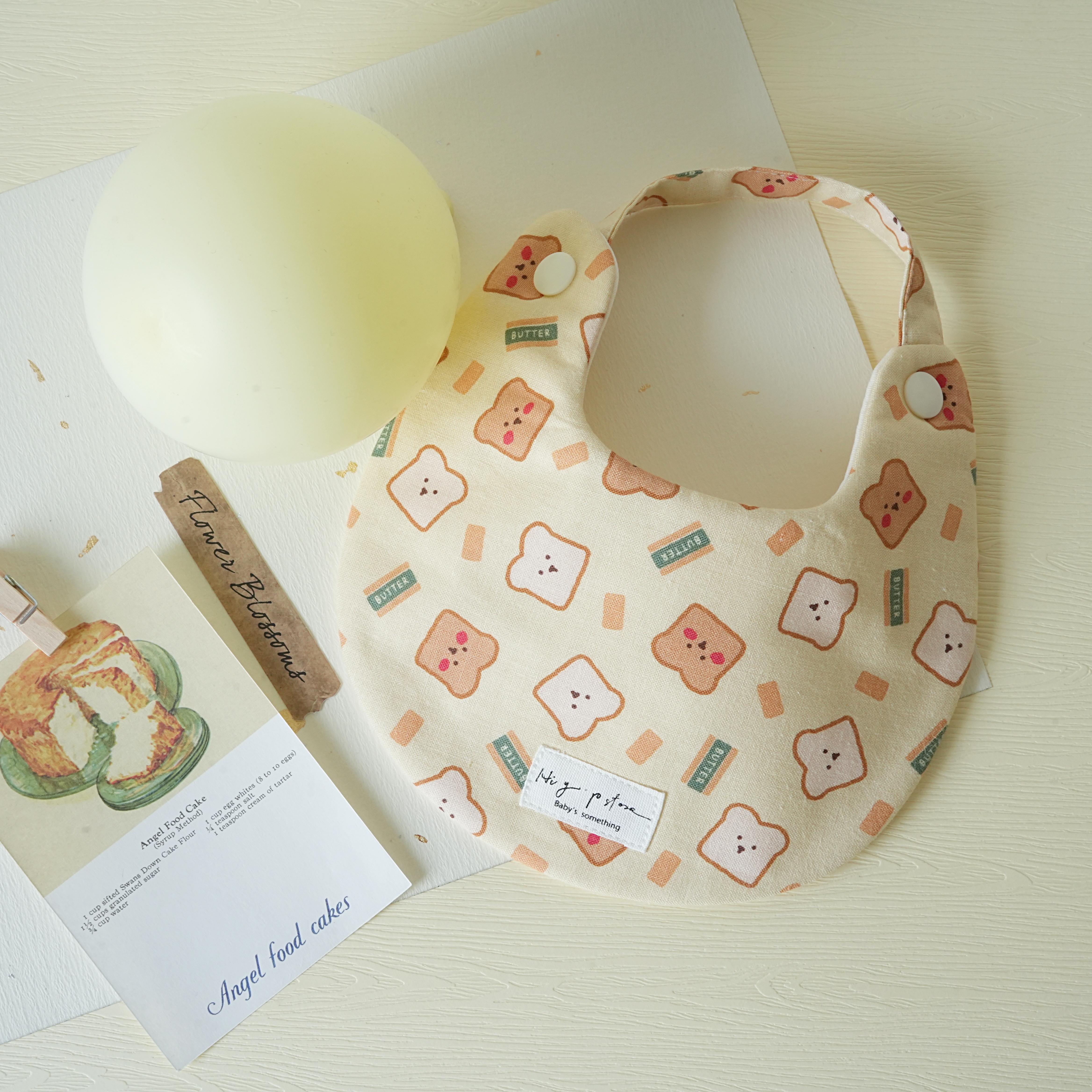 Hi Y.P store-手作圍兜-奶油吐司