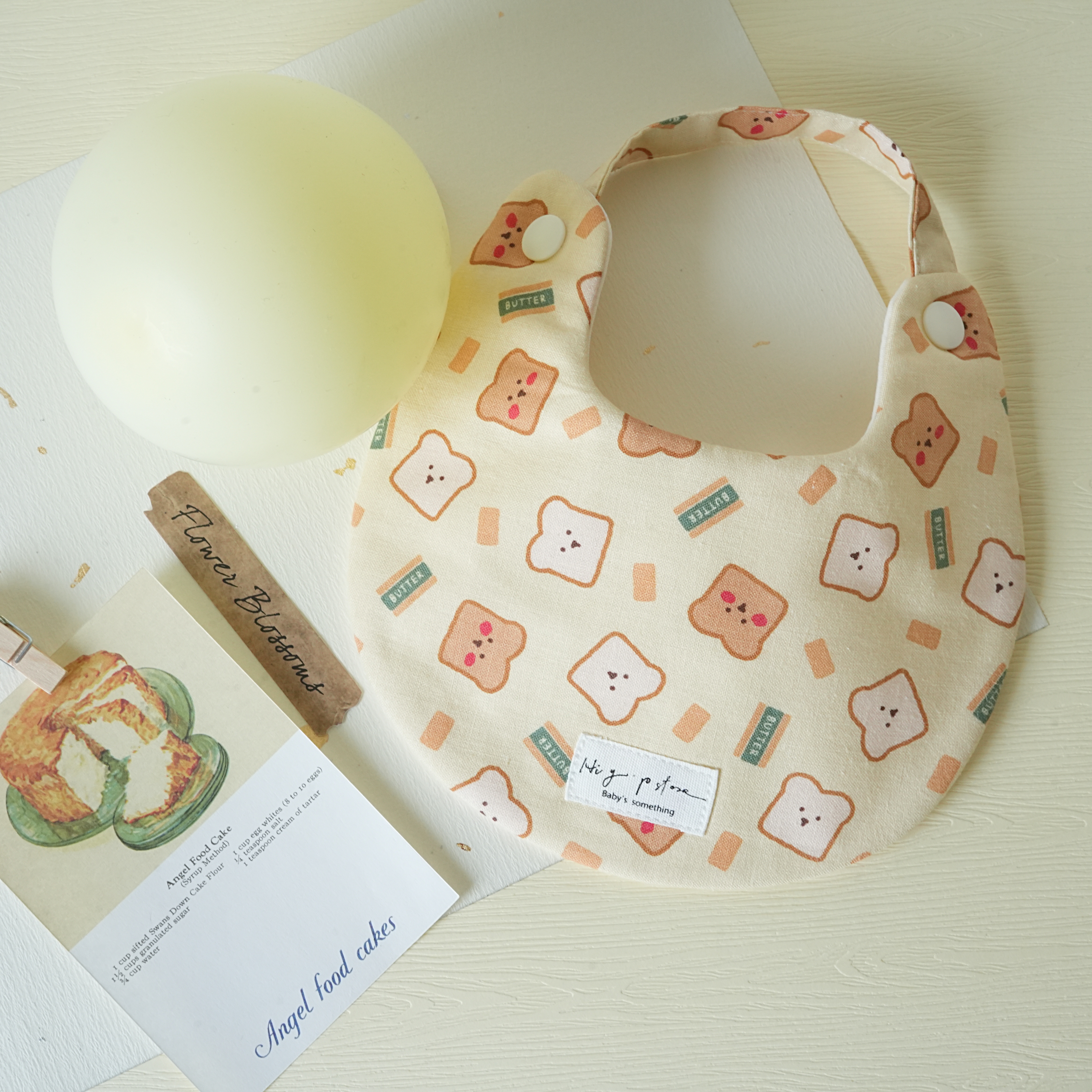 Hi Y.P store-手作圍兜-奶油吐司