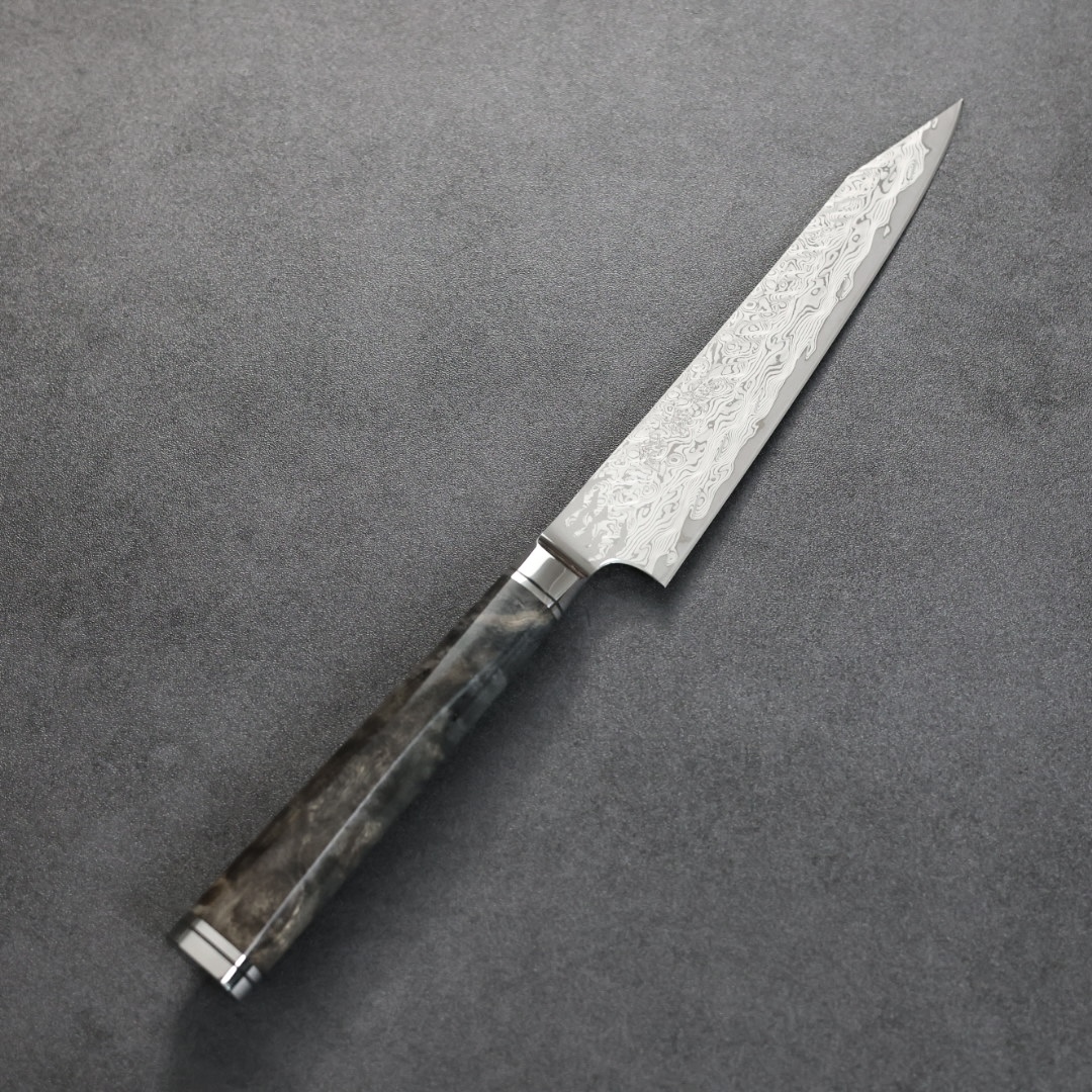 龍泉刃物 煌黑龍MT 蔬果刀 135mm SG2 99層鎳染大馬士革