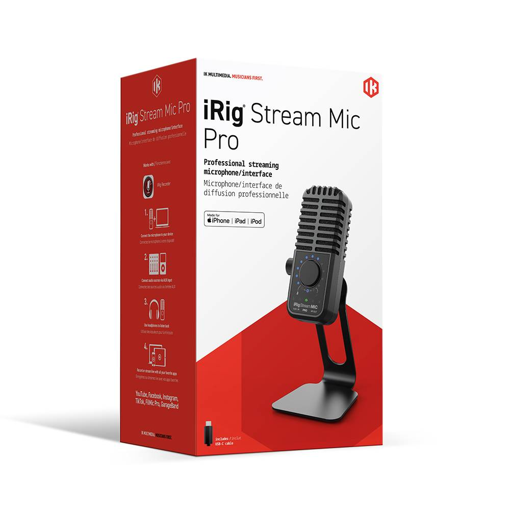 IK Multimedia IK Multimedia iRig Stream Mic Pro 行動裝置麥克風 第 4 張圖片｜三峽麥克風