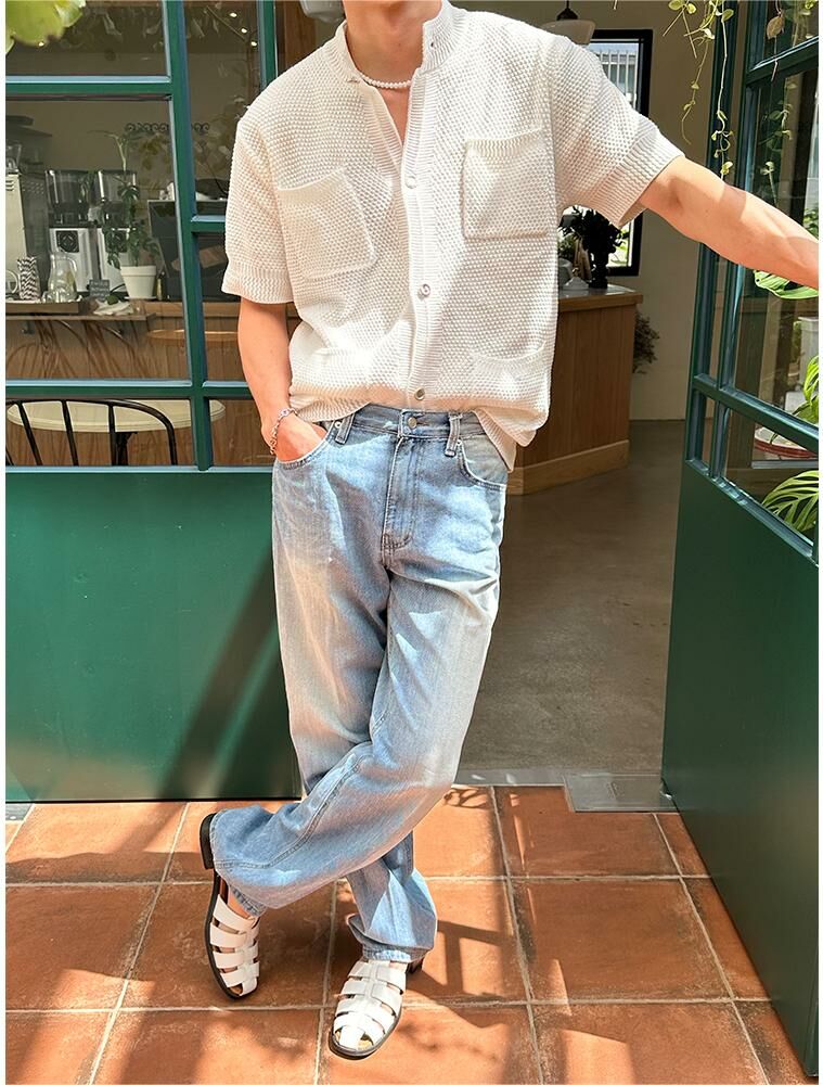 粗花呢短款短袖開衫外套