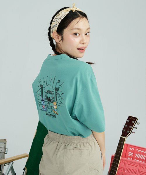 【代購】Discovery City Festival 圖案短袖 T 恤 DXRS5G033-DMS