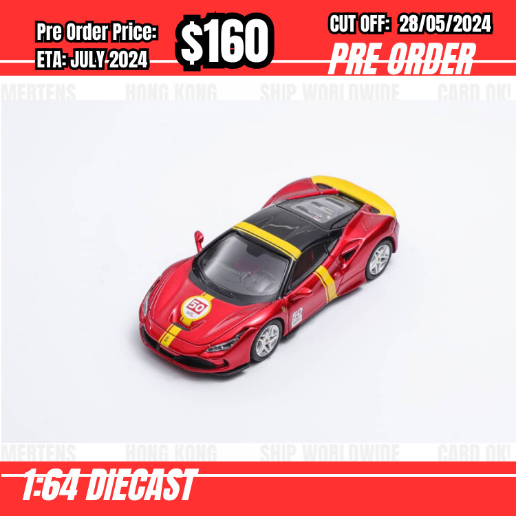 PO-$160 * XF Model * 1:64 F8 Tributo Red #50 [OD26/05]