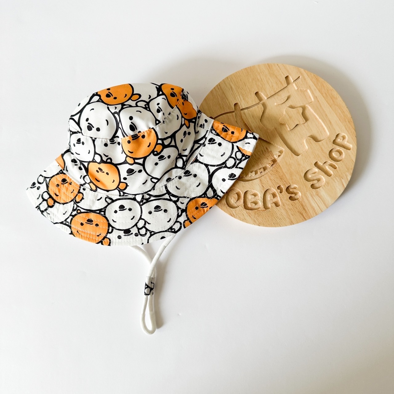 熊寶寶出沒-夏季漁夫帽 / 防飛沫帽